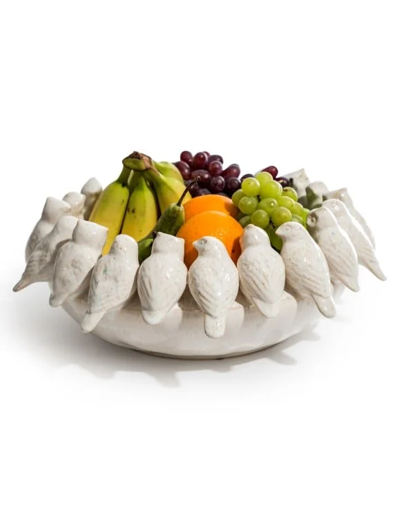 Charming Ceramic Bird Nest Bowl