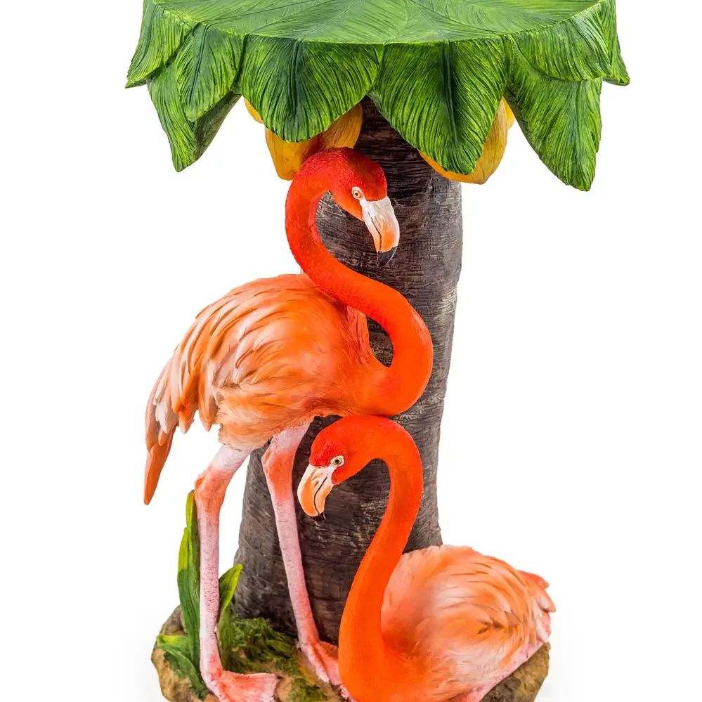 Flamingo Oasis Side Table