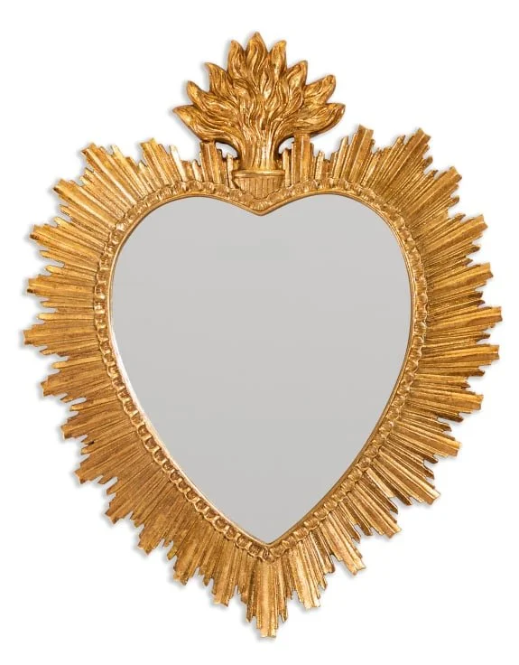 Radiant Heart Sunburst Mirror