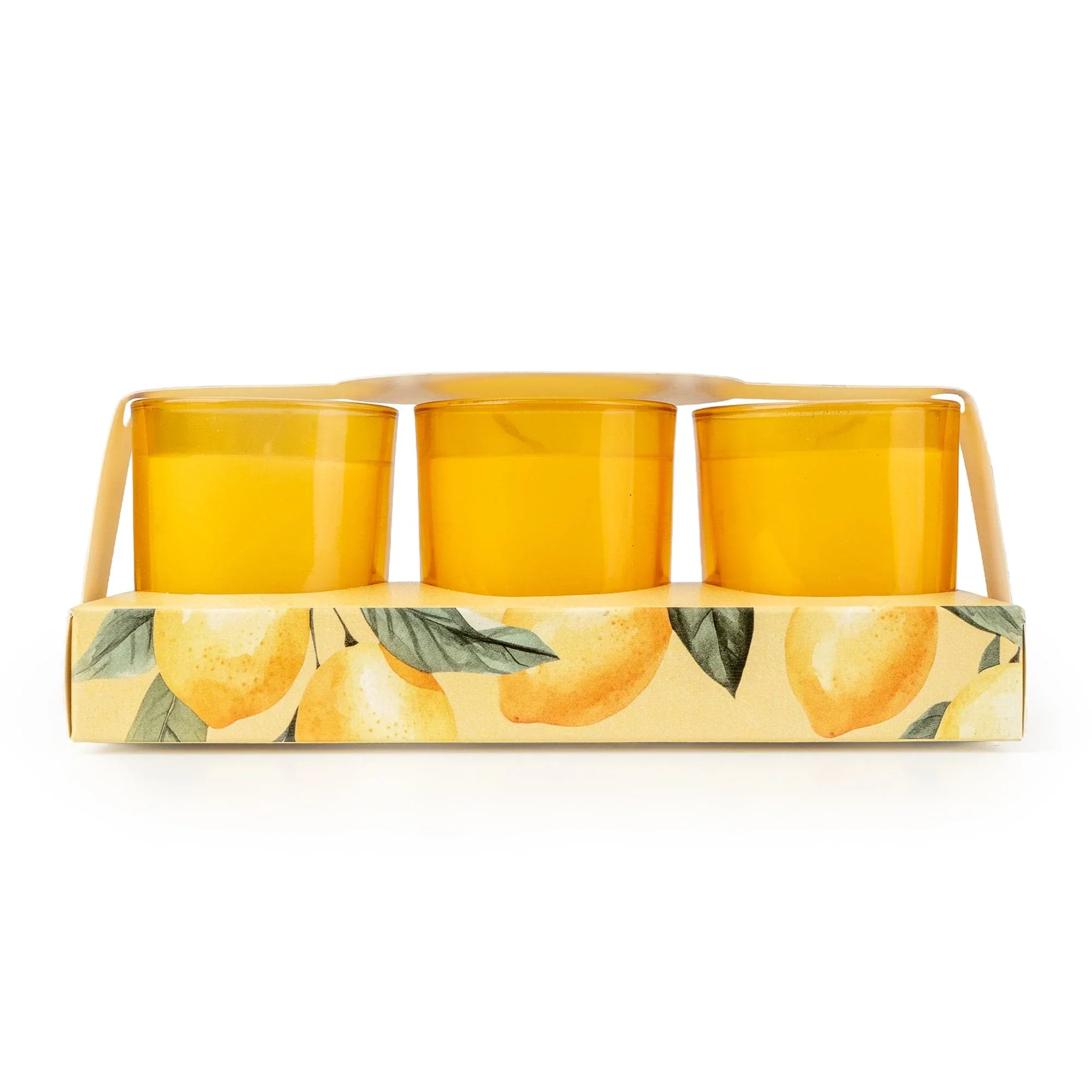 Set of 3 Votive Candles - Sweet Lemon & Rosemary