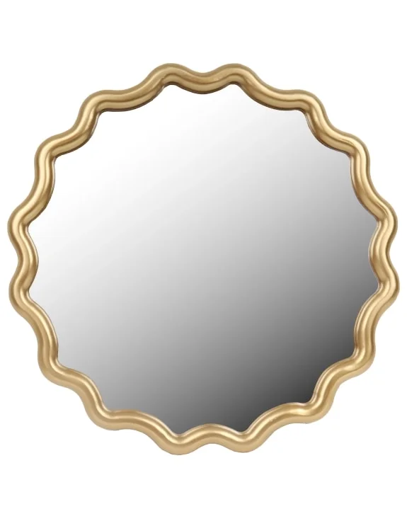Glam Wave Gold Mirror