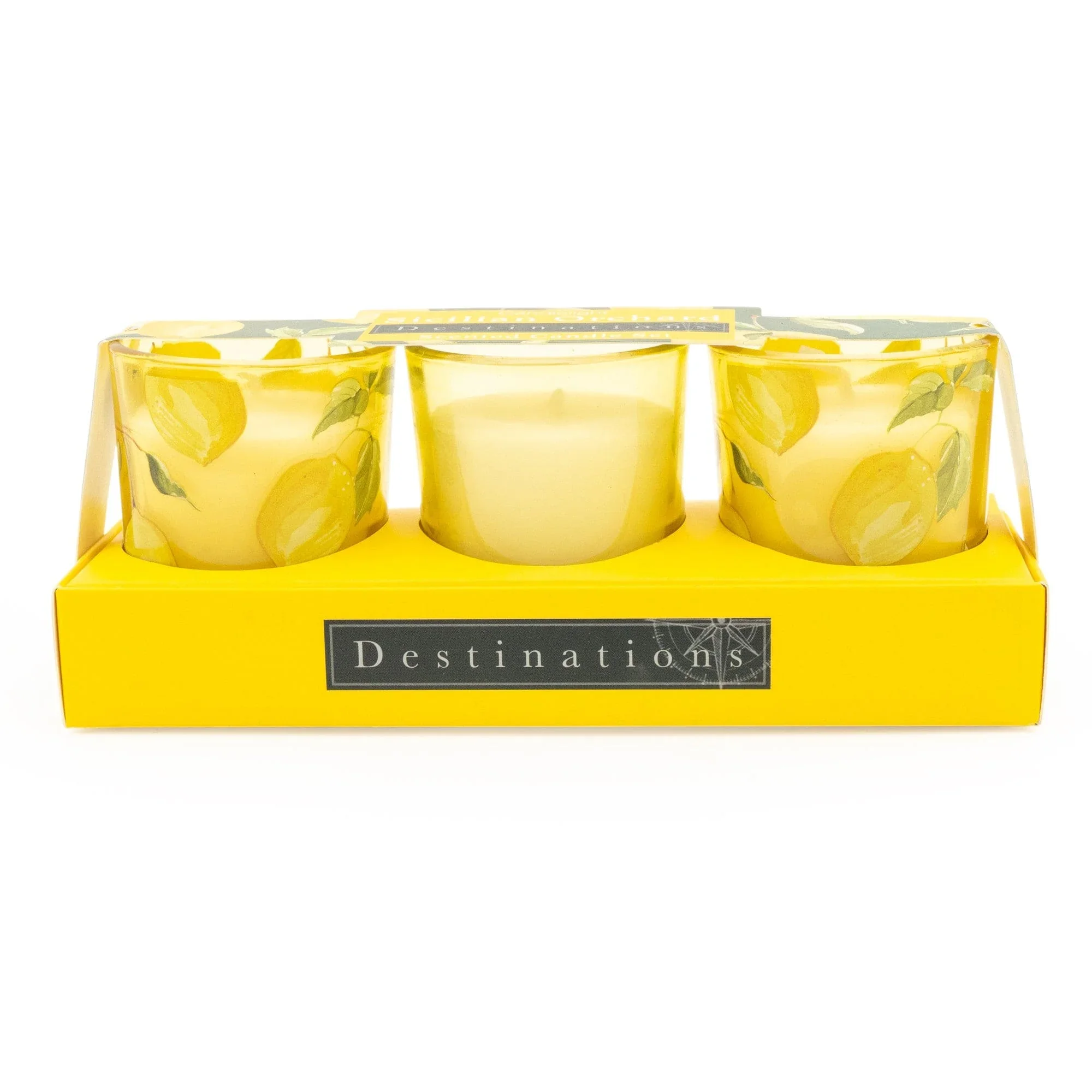 Lemon Bliss Scented Candle Set