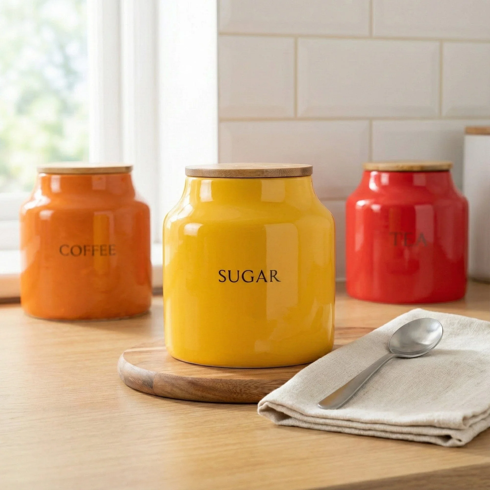 Sunshine Sugar Storage Jar
