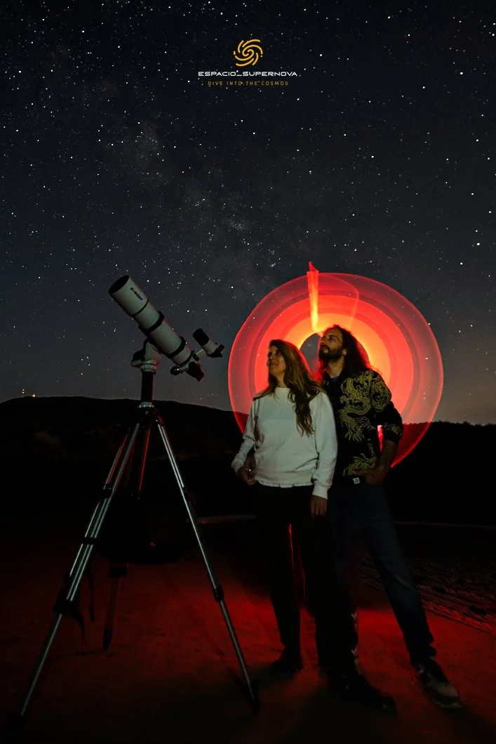 Estrellas en el Desierto de Tabernas: Observación con Telescopios Profesionales