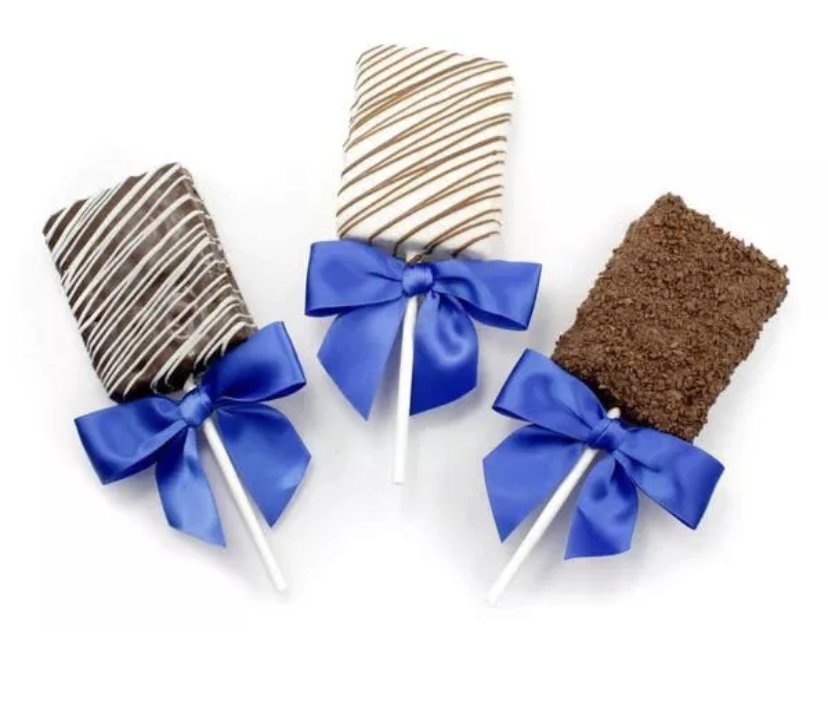 Chocolate covered Rice Krispy treats