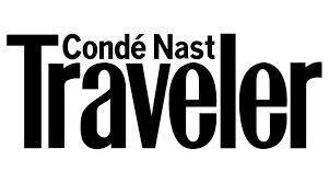 Condé Nast Traveler logo with black text on a white background.