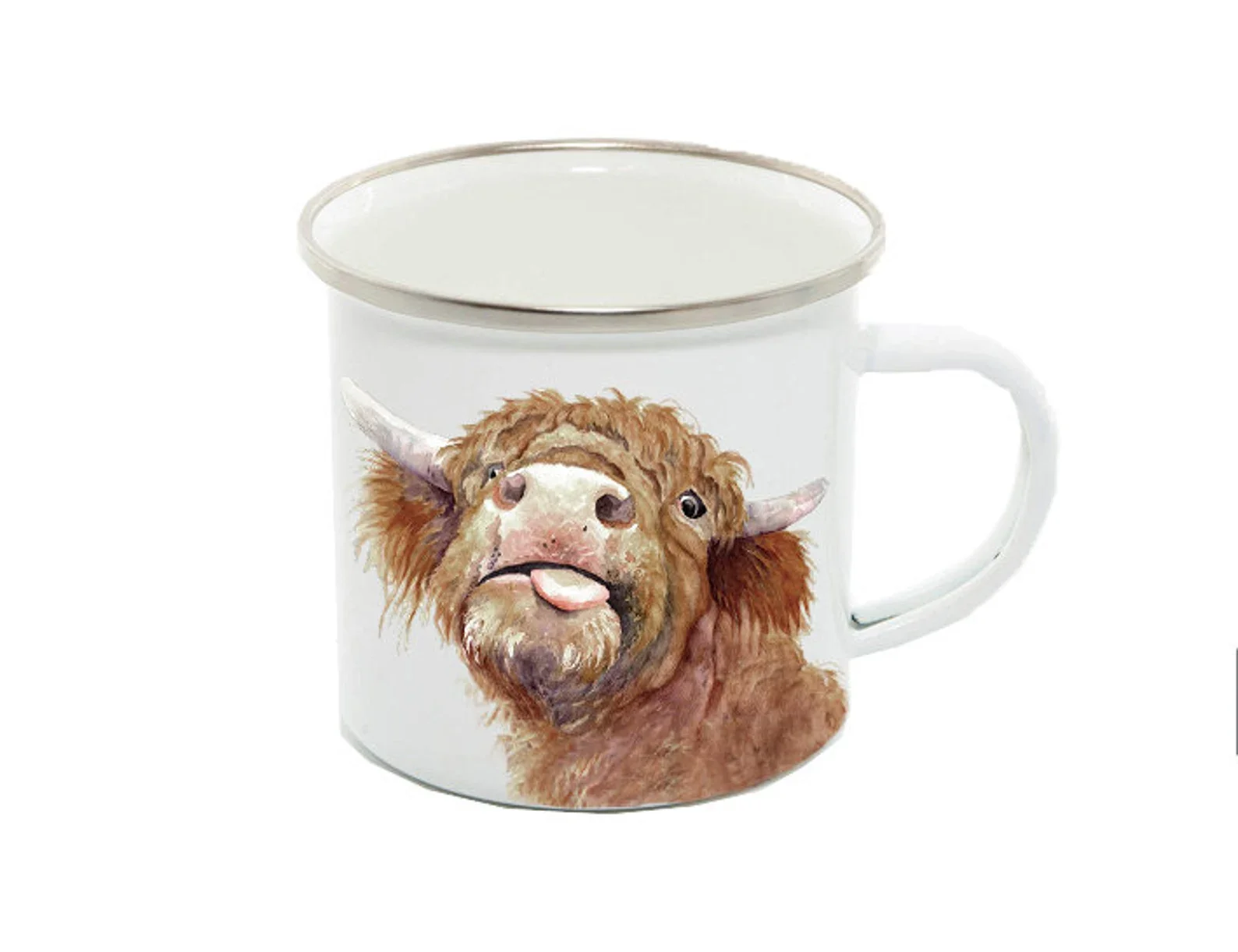 Raspberry Enamel Mug.webp