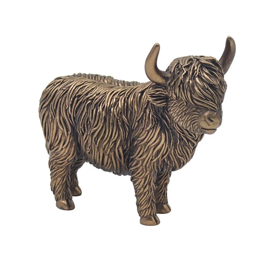 Bronze Highland Cow