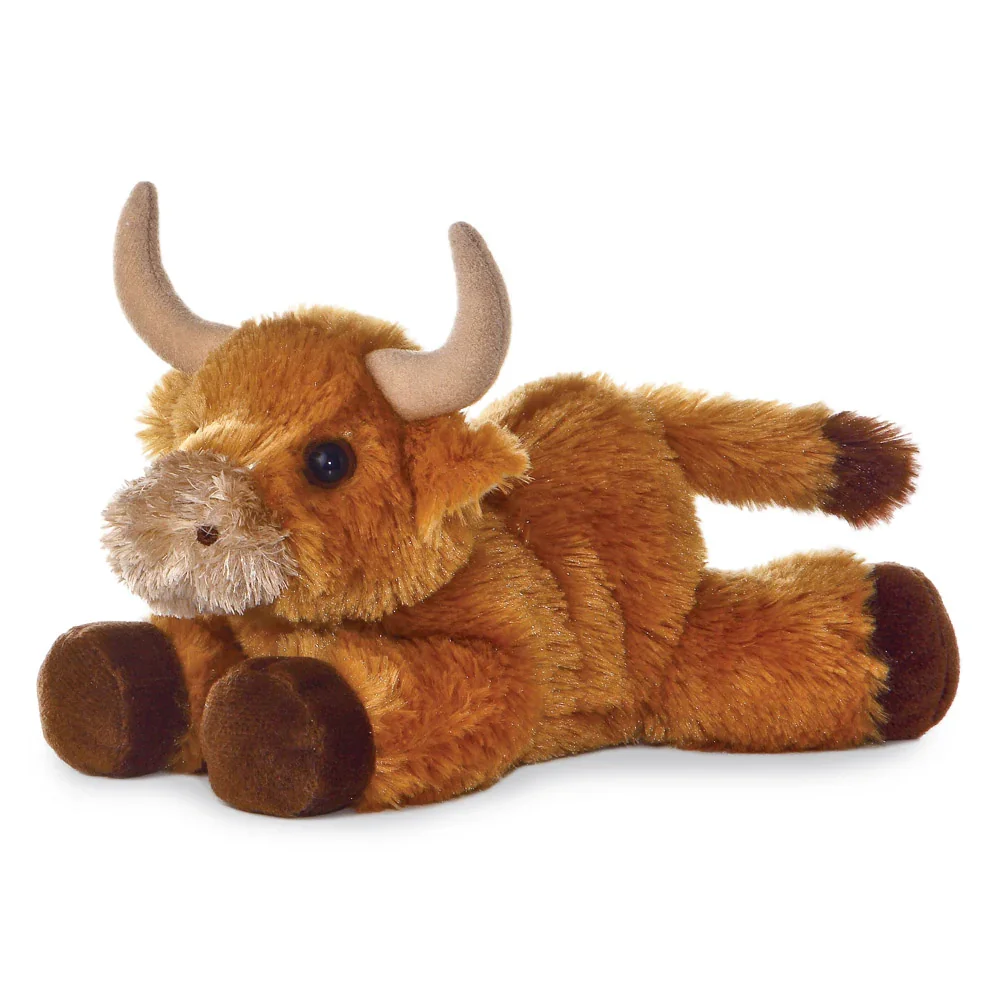 Mini Mac Highland Cow Plush - Small