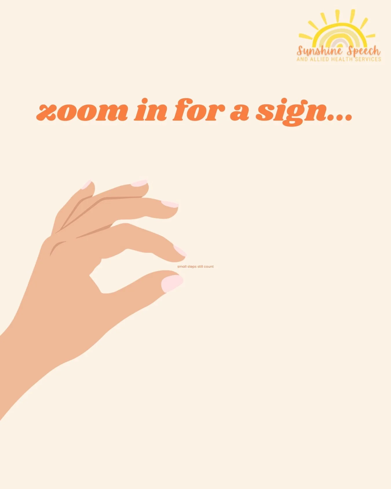 Zoom in for a little reminder you might need today 💛

Sometimes progress happens in the smallest moments - and those small steps still count.

Did you find the message? Comment &ldquo;found it&rdquo; below☀️
