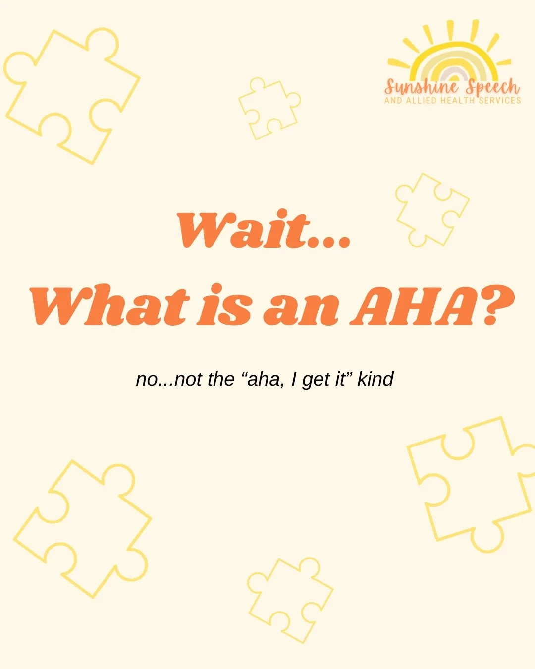 Wait&hellip; what is an AHA? 🤔

Our Allied Health Assistants, Abbie and Meg, deliver OT programs under the guidance and supervision of our qualified Occupational Therapists ☀️

AHA sessions can provide more opportunities to practise therapy goals, c