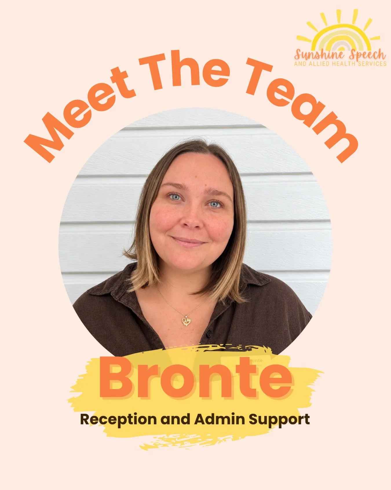 Meet the Team Monday 💛

Please join us in giving a big welcome to Bronte, the newest member of our Sunshine team! ☀️

Bronte has joined us in Reception &amp; Admin Support and will be one of the friendly faces welcoming our families and helping ever