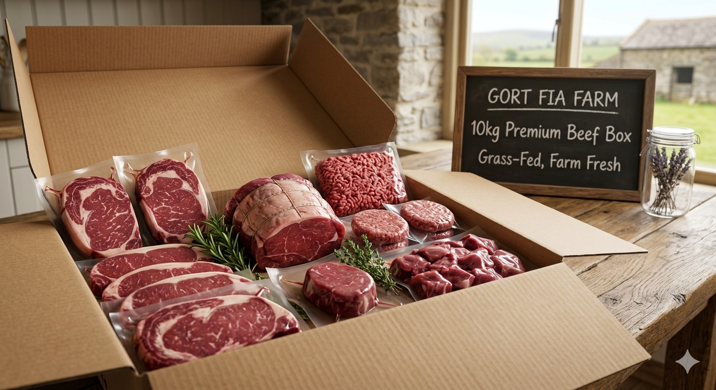 Gort Fia Family Beef Box (10kg) – Pre-Order for March 2027