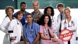 Promotional image for the TV medical drama ER
