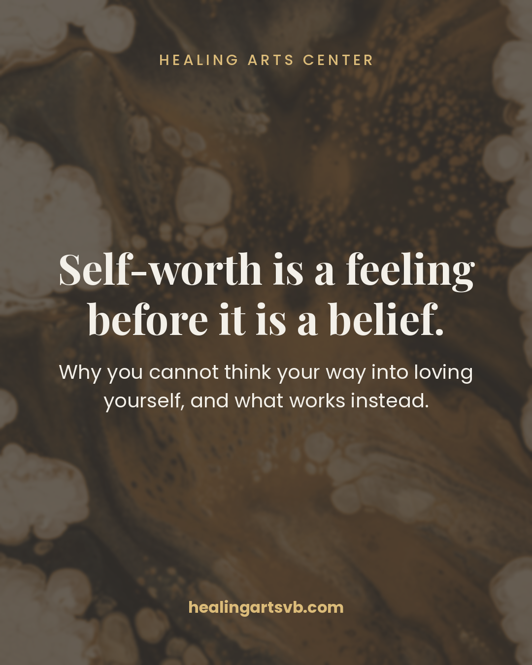 Why You Cannot Think Your Way Into Self-Worth (and What Works Instead)