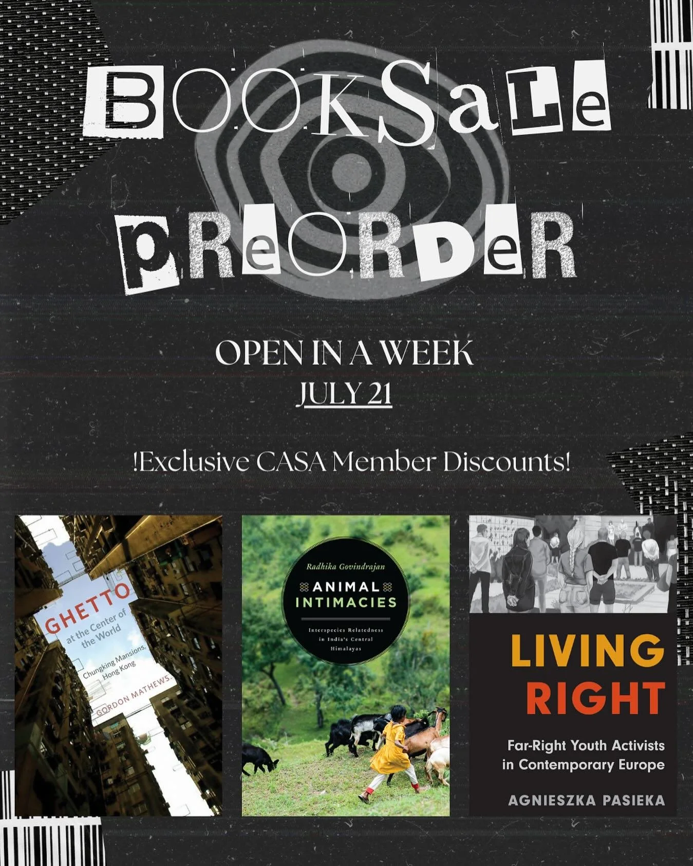 In one week the book-sale preorder is open! 📖✨

As anthropology students at UvA, every semester we&rsquo;re assigned a list of books to read. But many students share a common dilemma, &ldquo;books are not cheap&rdquo;. And that&rsquo;s why CASA is p