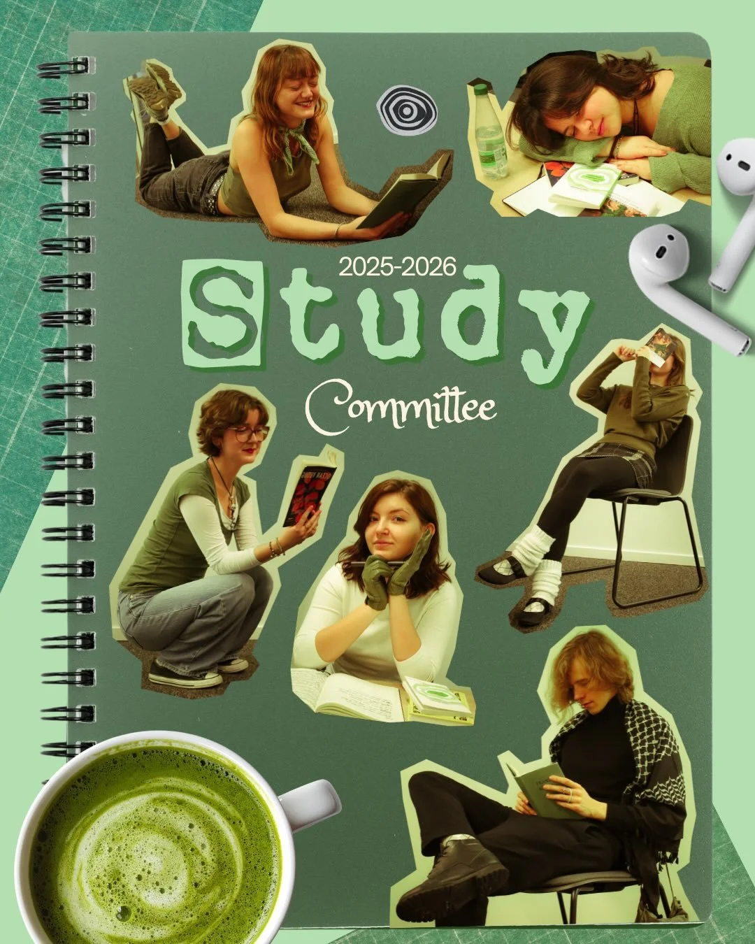 Study Committee 2025-2026 💚👁️

Basil Kafka - Study Coordinator
Grace Tenison - Study Committee Member
&Ouml;yku - Study Committee Member
Isabel Tijdens - Study Committee Member
Eszter Gerendai - Study Committee Member
Eva - Study Committee Member

