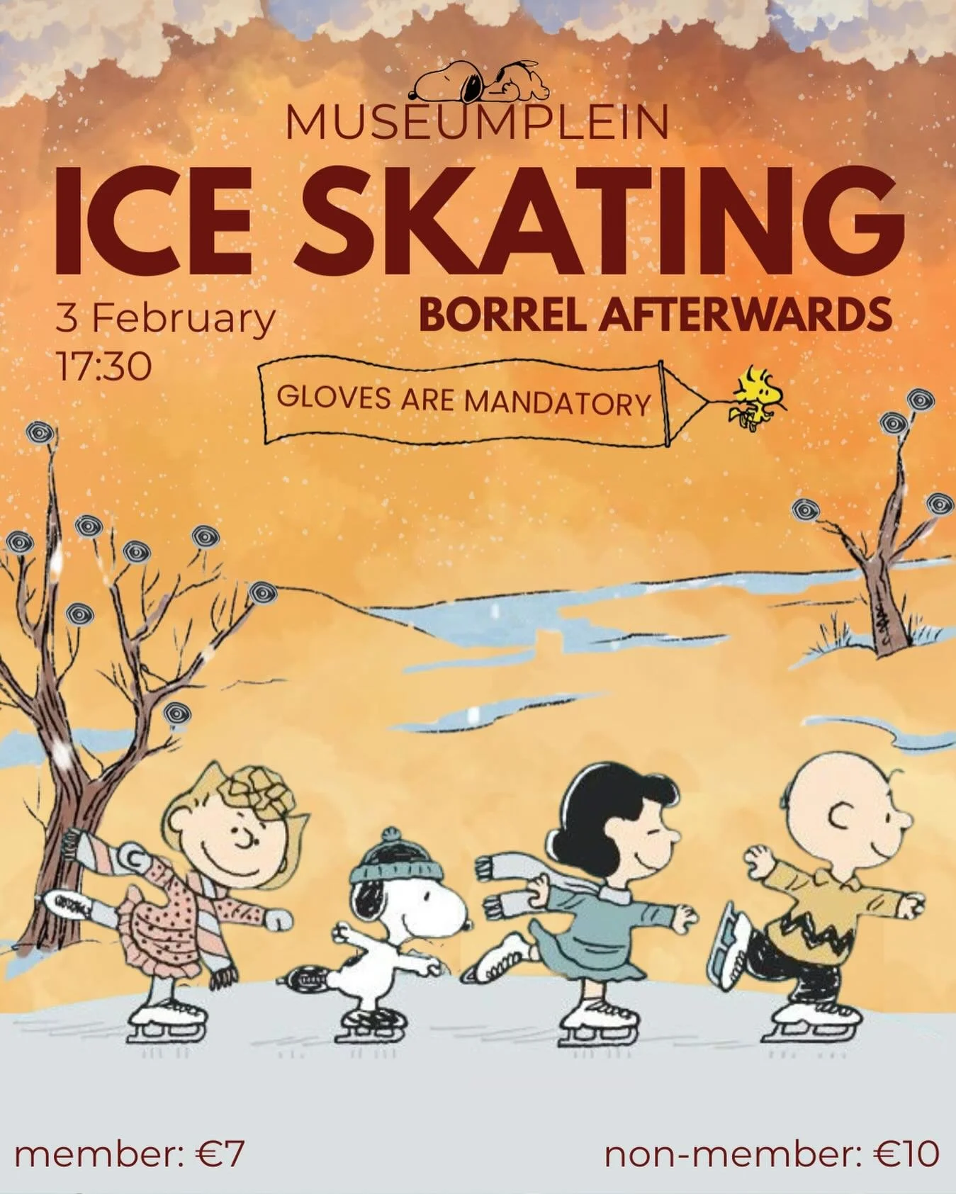 ICE SKATING RESCHEDULED ❄️⛸️

🗓️ Tuesday, February 3
⏱️ 17:30
📍Museumplein
🎟️ Members &euro;7 | Non-members &euro;10 [Sign-Up in Bio]

After the rink closed early due to the snow storm, we&rsquo;ve rescheduled our ice skating event. This time noth