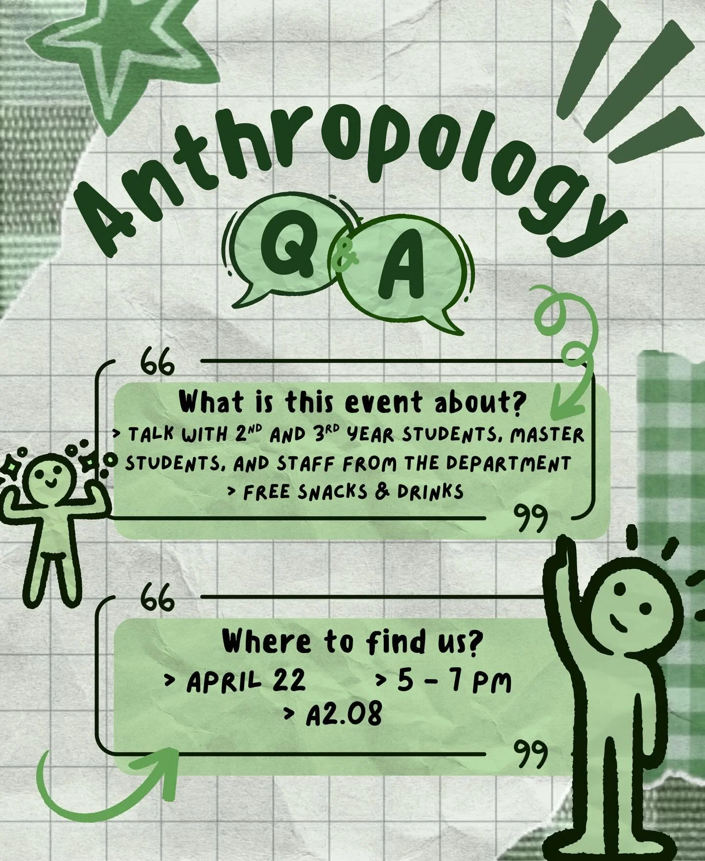 Confused about choosing and studying a minor? Maybe thinking about going on exchange? Or considering doing a Master&rsquo;s progamme?

🗓️ Wednesday, April 22
⏰ 17:00-19:00
📍A2.08

CASA is hosting a Q&amp;A session where students from across the aca