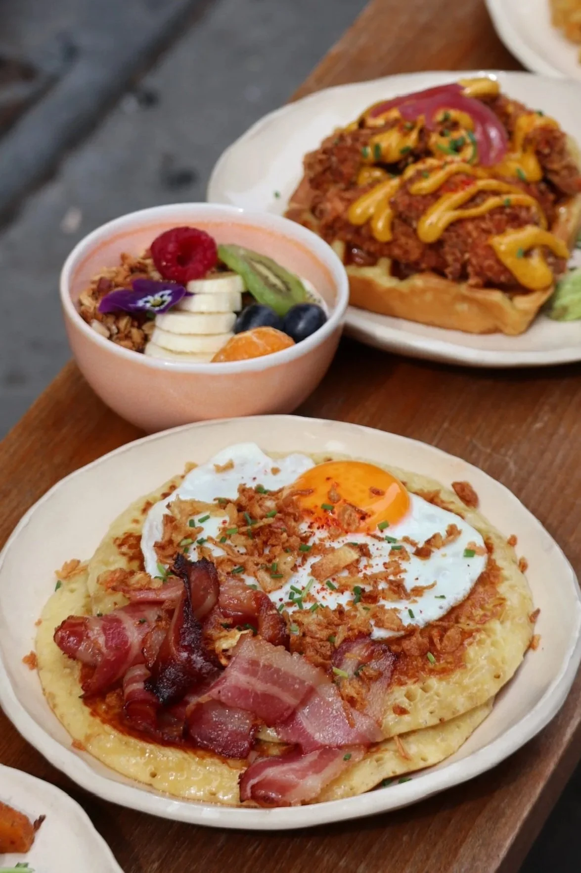 SALTY PANCAKES BACON