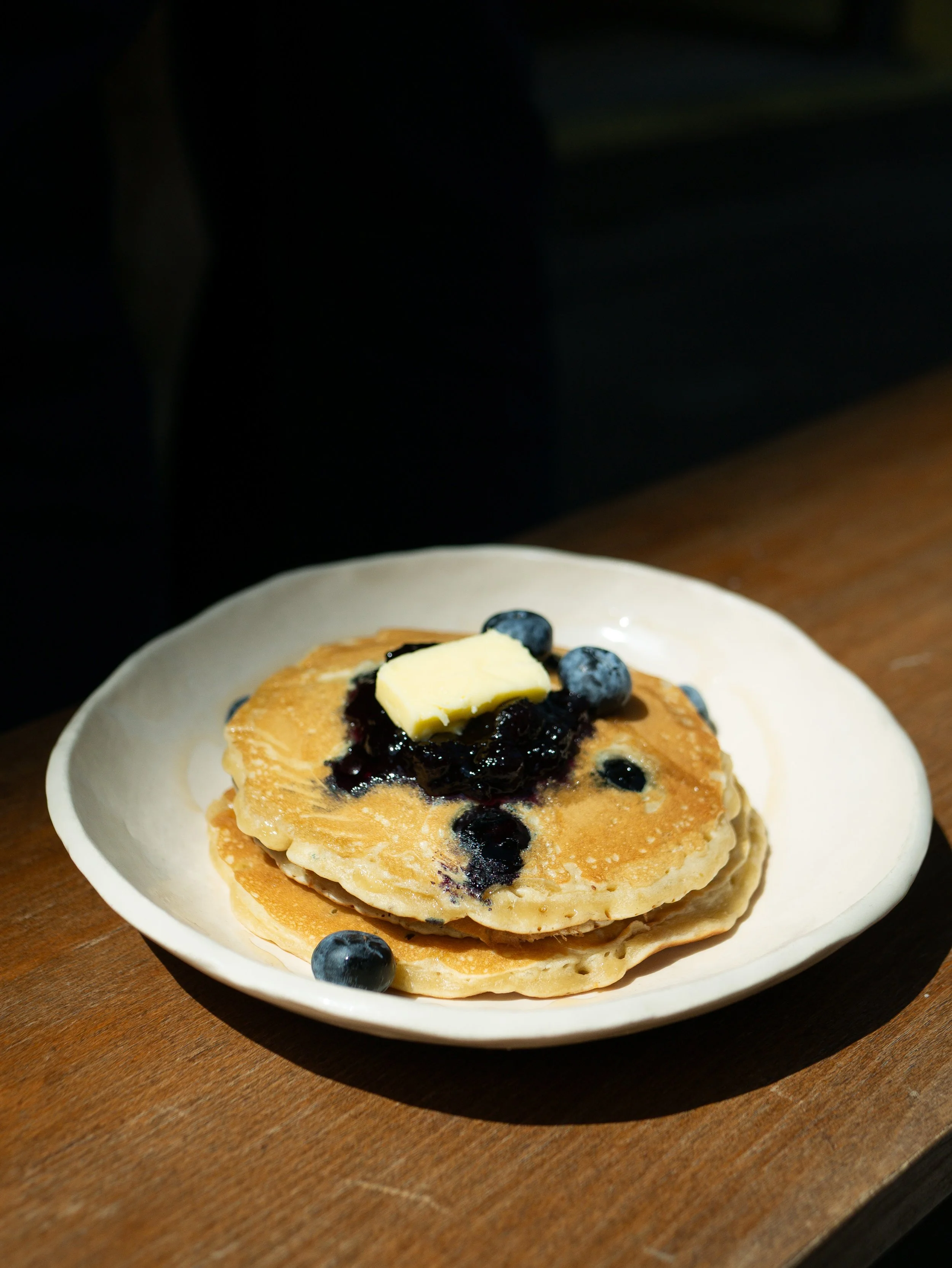 BLUEBERRY PANCAKES