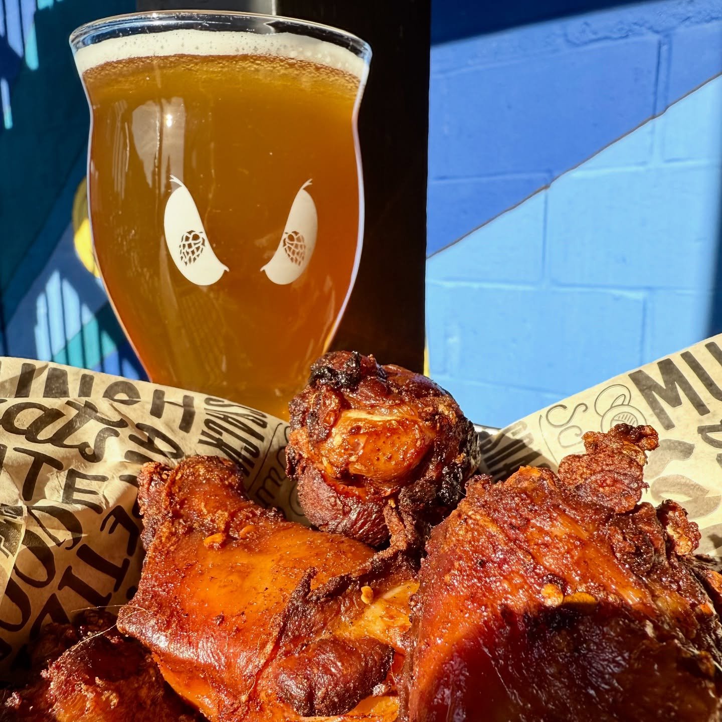 Good news! Wings are still on the menu today, so stop in and see us and grab them for $1.50/wing, with your choice of dipping sauce. Pair it with our brand new Dry Hopped Pilsner: Superdelic to wash &lsquo;em down.

Check out our entire menu by headi