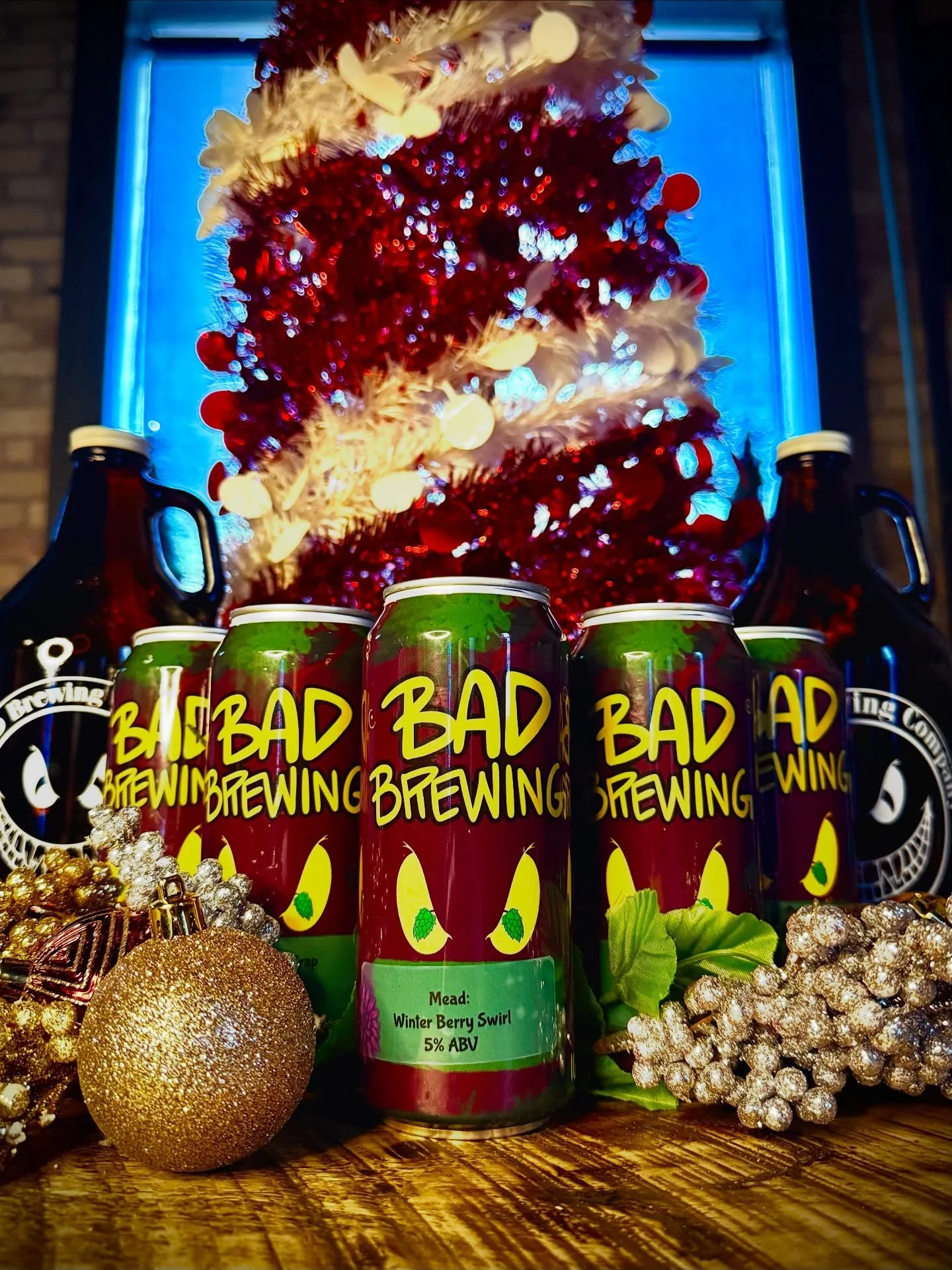 Heading off to holiday events this weekend? Well, make sure to stop by and grab cans or growlers of some BAD beer to really liven up the party! 

Check out our entire menu and all of our upcoming events by clicking through our link-tree (in bio) or h