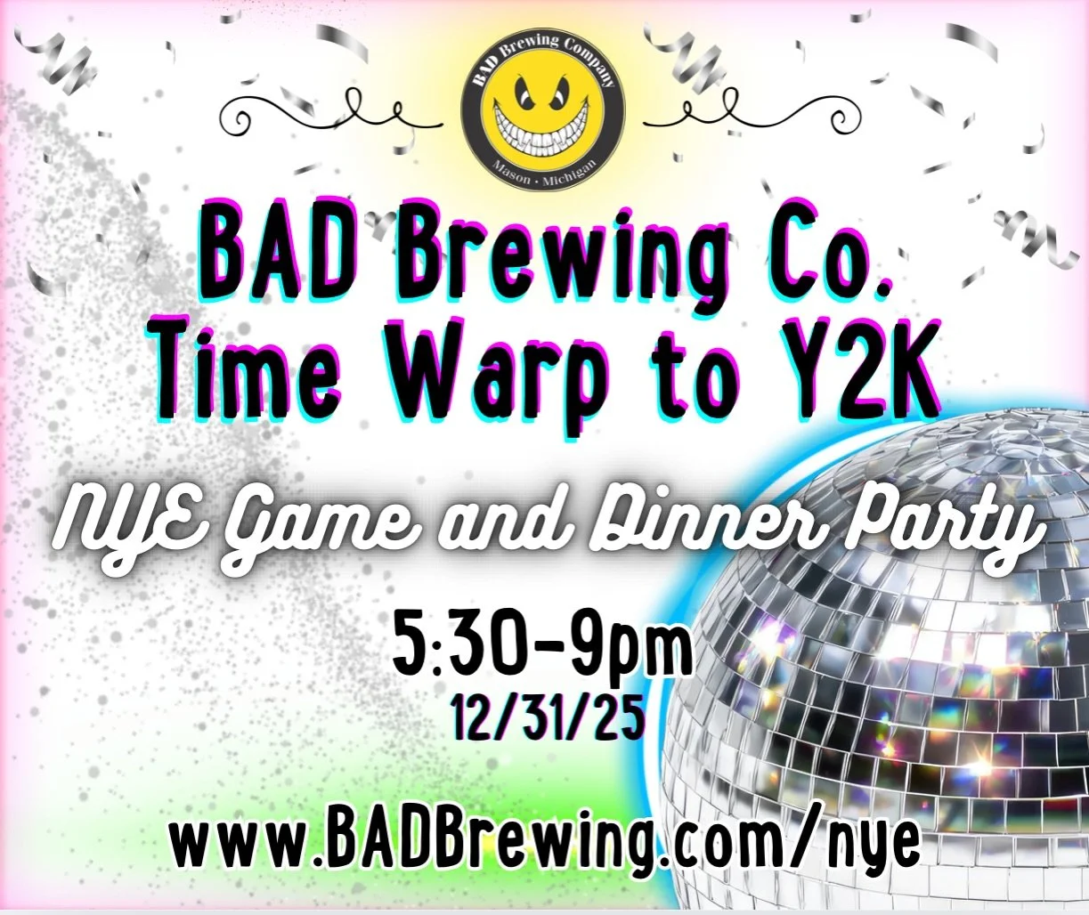 Just over a week left until our 𝒀2𝑲 𝒊𝒏𝒔𝒑𝒊𝒓𝒆𝒅 𝑵𝒆𝒘 𝒀𝒆𝒂𝒓&rsquo;𝒔 𝑬𝒗𝒆 𝒅𝒊𝒏𝒏𝒆𝒓 𝒑𝒂𝒓𝒕𝒚 𝒂𝒏𝒅 𝒈𝒂𝒎𝒆𝒔, and spots are running low! This is a ticketed event, so make sure to reserve your seat and check out the evening&rsquo;s