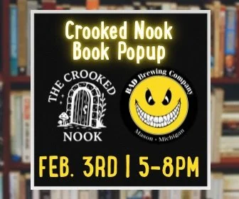 𝗔𝘁𝘁𝗲𝗻𝘁𝗶𝗼𝗻 𝗯𝗼𝗼𝗸 𝗹𝗼𝘃𝗲𝗿𝘀! We&rsquo;re stoked to welcome The Crooked Nook roaming bookstore tomorrow, February 3rd from 5-8pm! Stop by, grab a drink and check out all the great books, gifts, and much more that they have to offer 📚 

C
