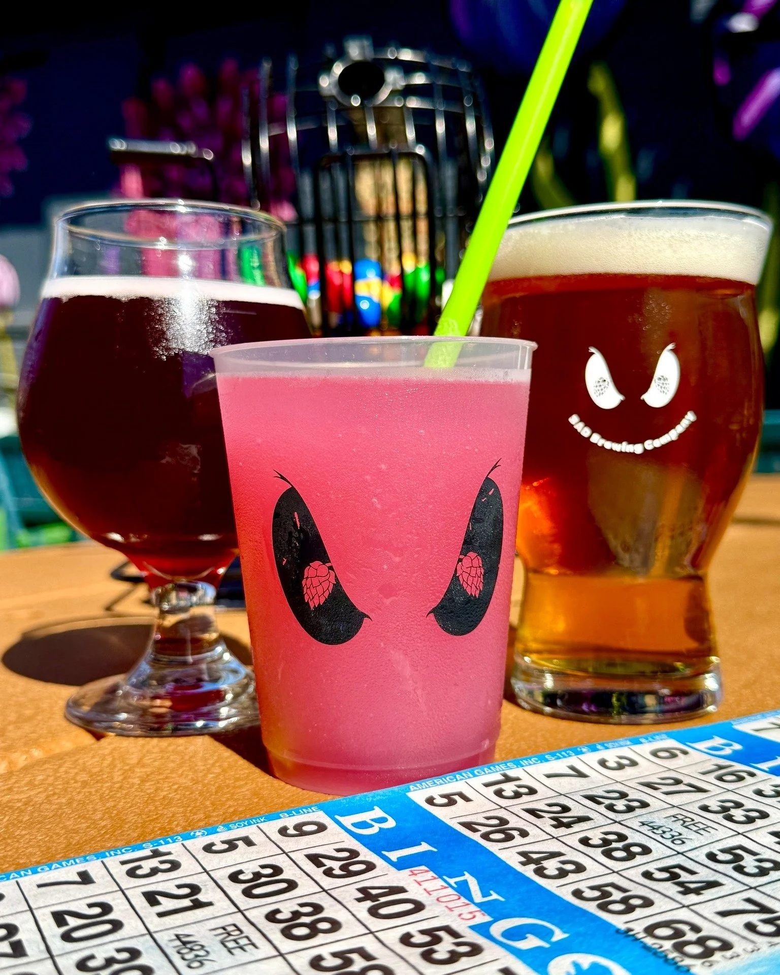 Are you ready for BINGO and games on the patio? Springo is outside tonight, where it belongs 🌼🌞

Join us tonight (𝗪𝗲𝗱𝗻𝗲𝘀𝗱𝗮𝘆, 𝗔𝗽𝗿𝗶𝗹 𝟮𝟮𝗻𝗱 𝗳𝗿𝗼𝗺 𝟳-𝟵𝗽𝗺) for Grape Cider, a Raspberry Lemonade Slushie, or tons of other brew optio