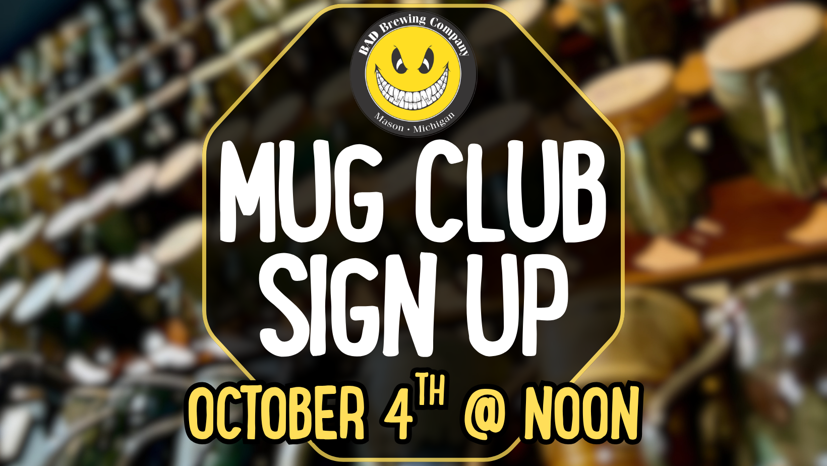 New Mug Membership Sign-Up
