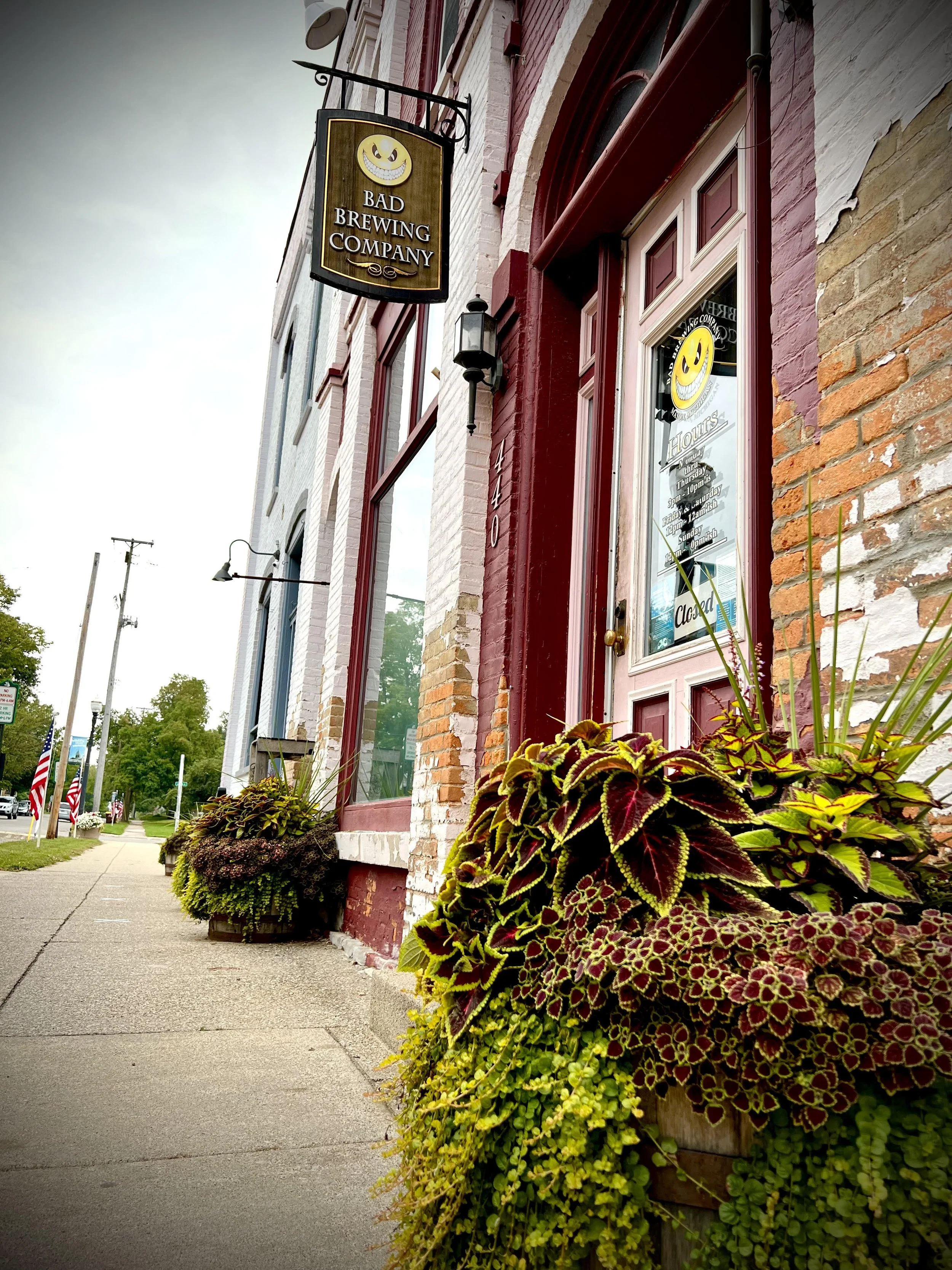 Front of the building