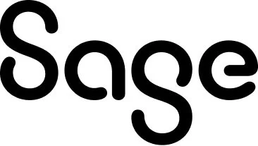 Close-up of the word 'Sage' in black text on a white background.