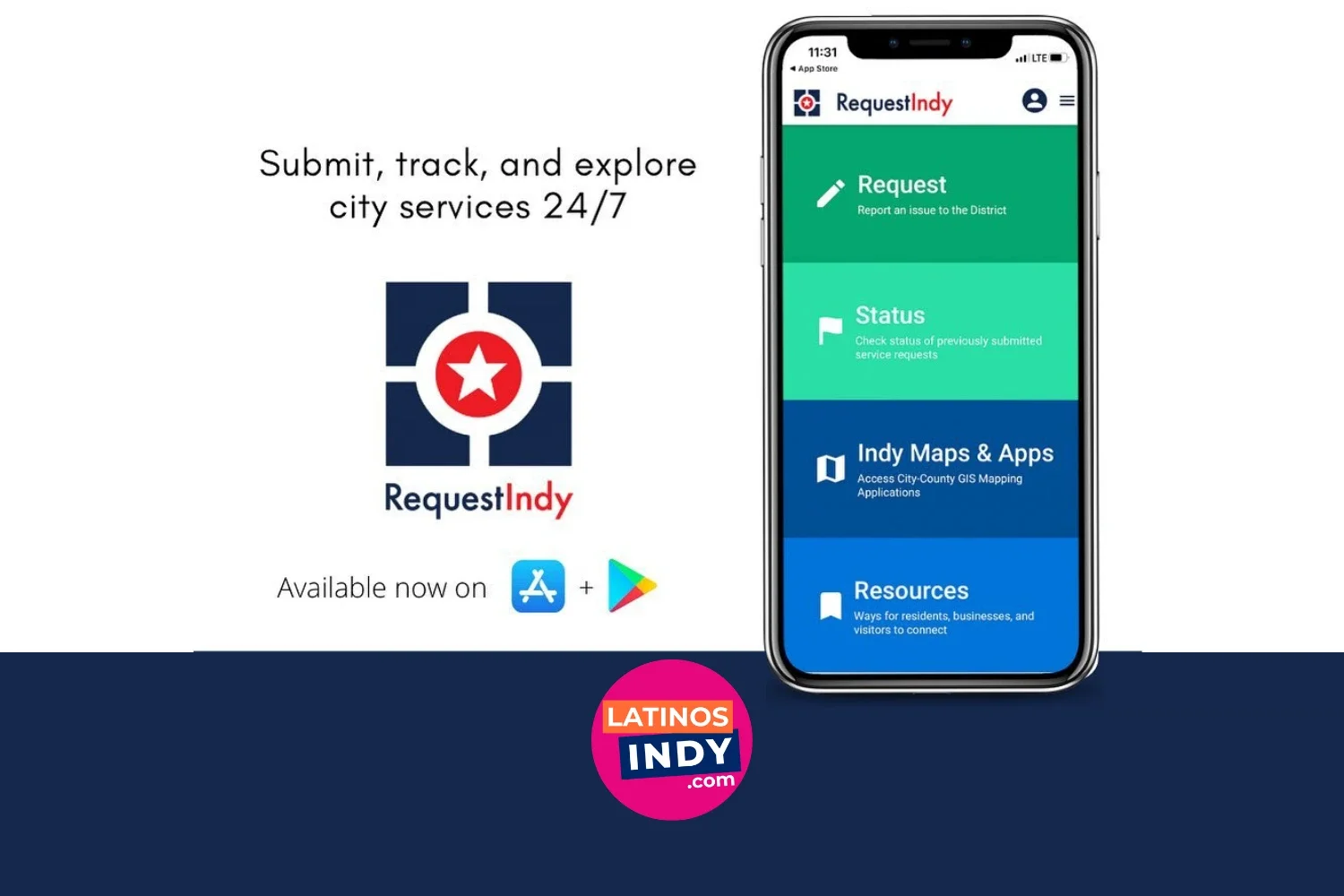 Baches y Problemas de Vecindario - Como Reportar con RequestIndy