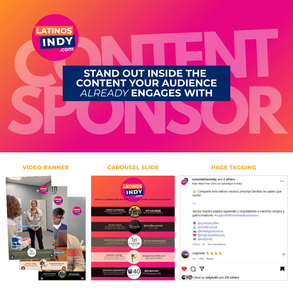Content Sponsor — 3-Month Package for Consistent Brand Visibility
