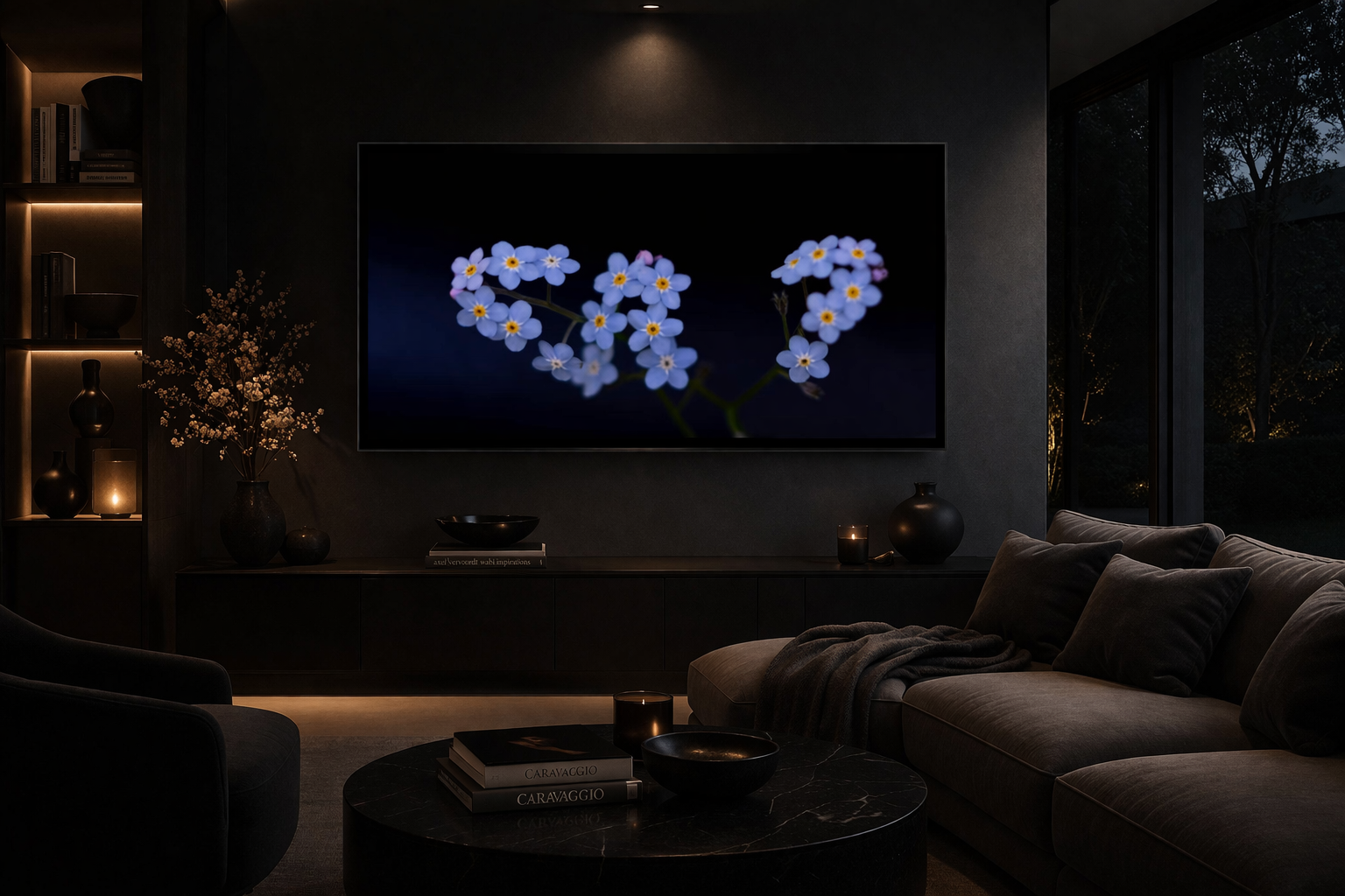 Fine art floral print designed for modern interiors with a minimalist aesthetic