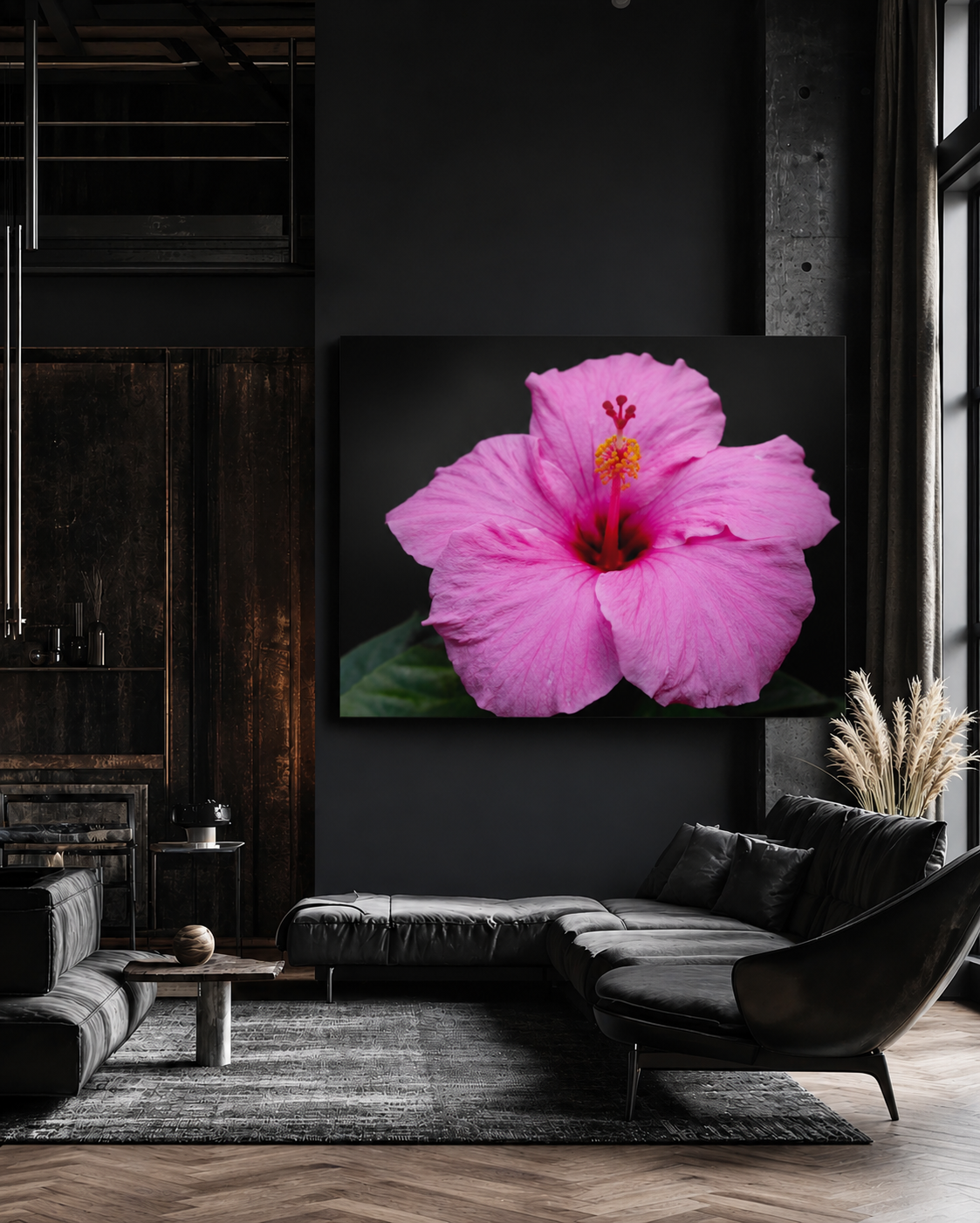 Dark Floral Art for Coastal Interiors