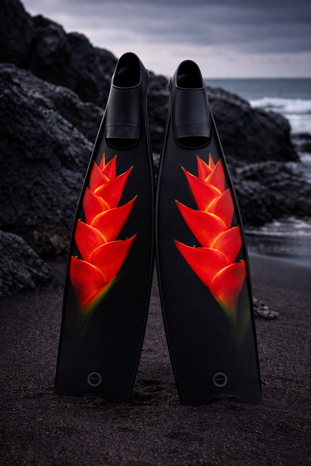 Pele's Fire ~ Freediving Fins