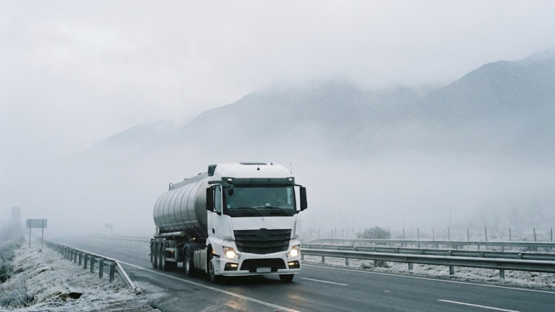 Control flotas camiones transporte peligroso en Chile.