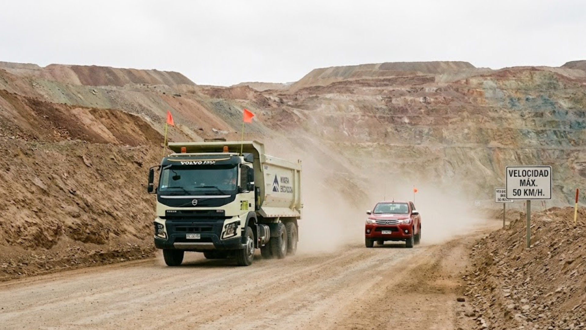 GPS Control Flotas Minería Chile: Cero incidentes.