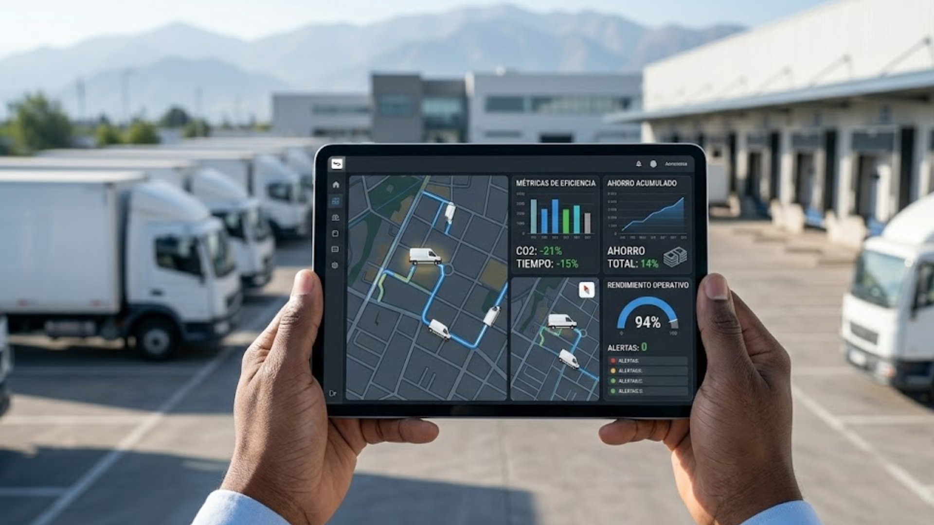 GPS flotas Chile: Gestión y control para reducir costos.