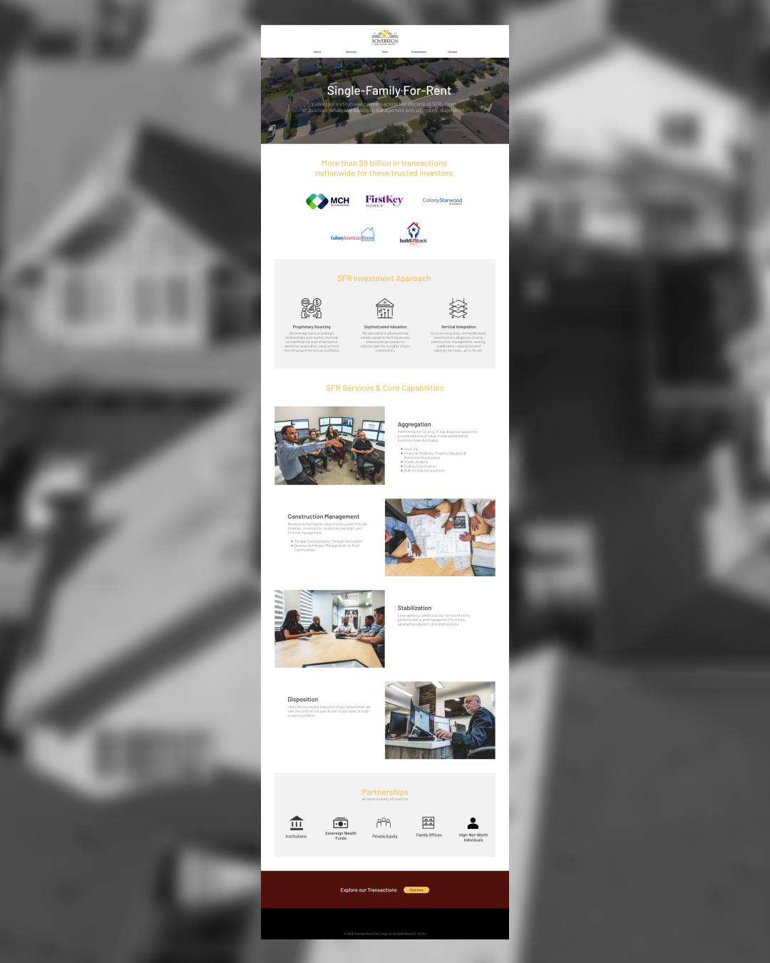 Services Page (Before)