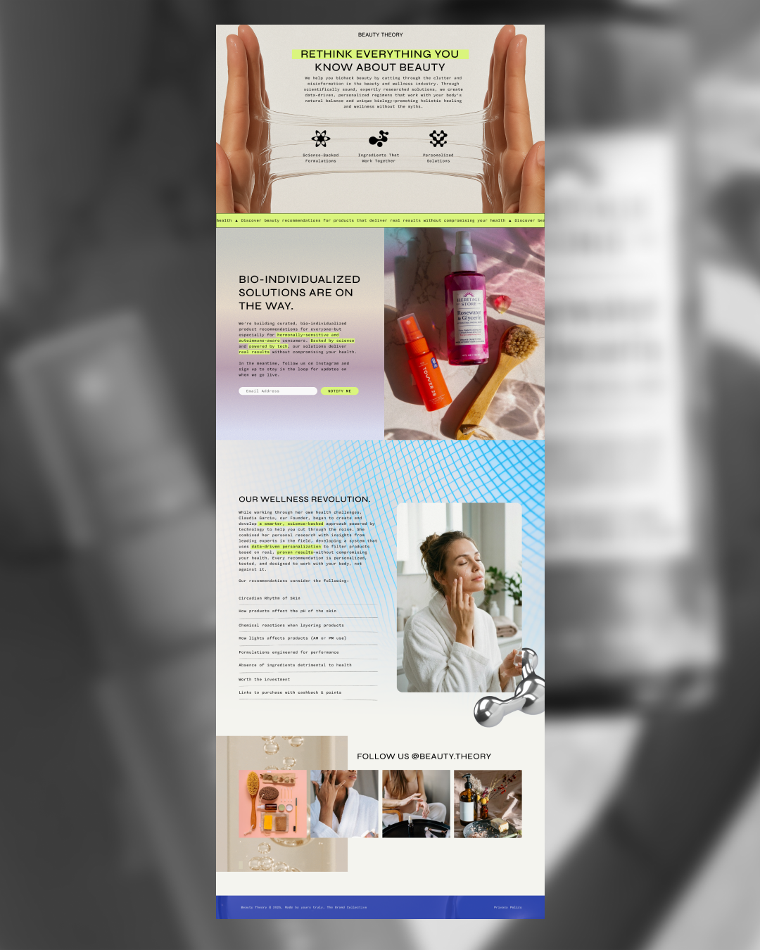 Beauty Theory :: Coming Soon Landing Page