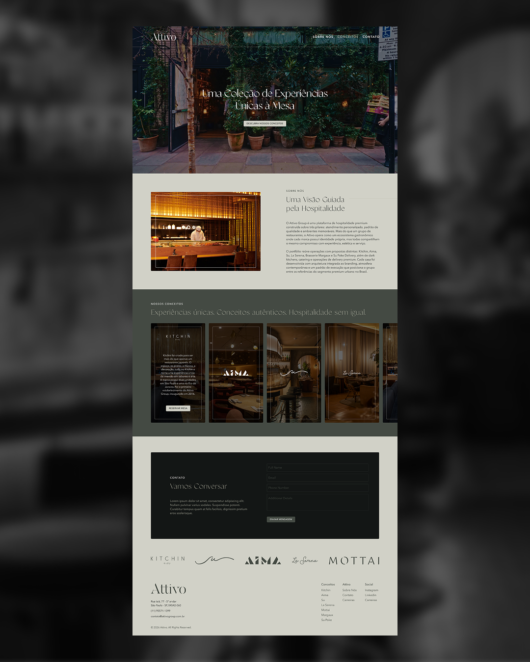 Attivo :: Coming Soon Landing Page