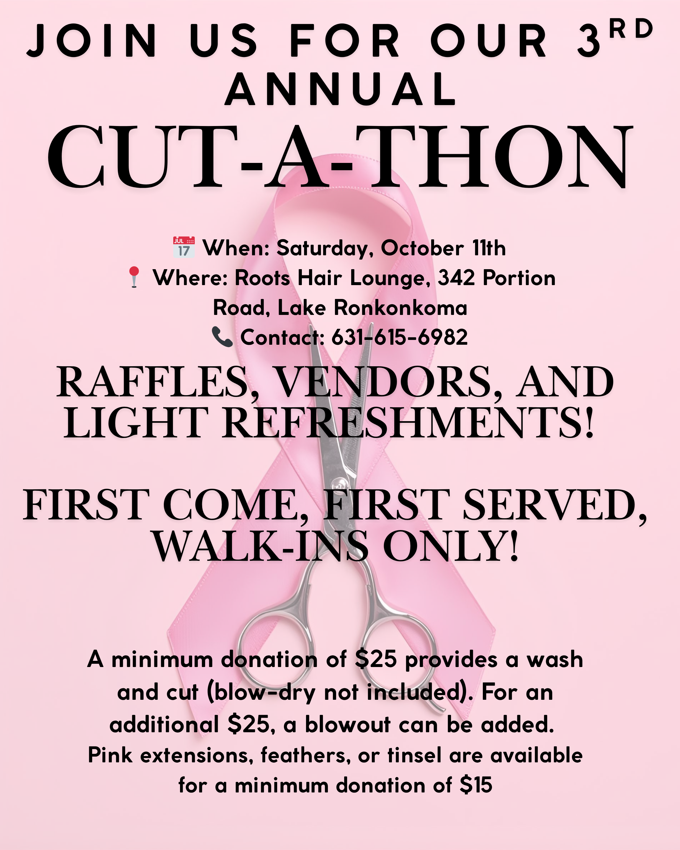 3rd Annual Cut-a-Thon