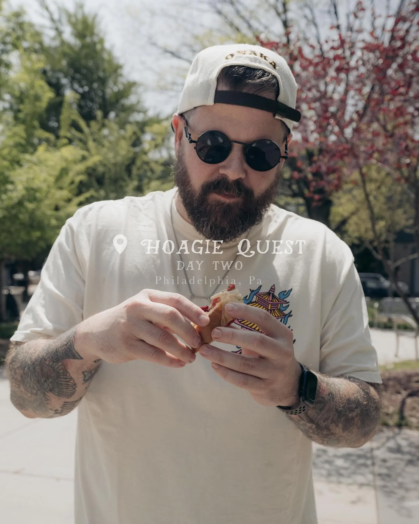 My friend @keithreedtattoos is writing a book on hoagies. Or at least I think he should. I&rsquo;m just honored to be a part of the quest. 
-
Day 2 offerings: Mancuso &amp; Son, P&amp;S Ravioli, Cosmi&rsquo;s, and Farina Di Vita.