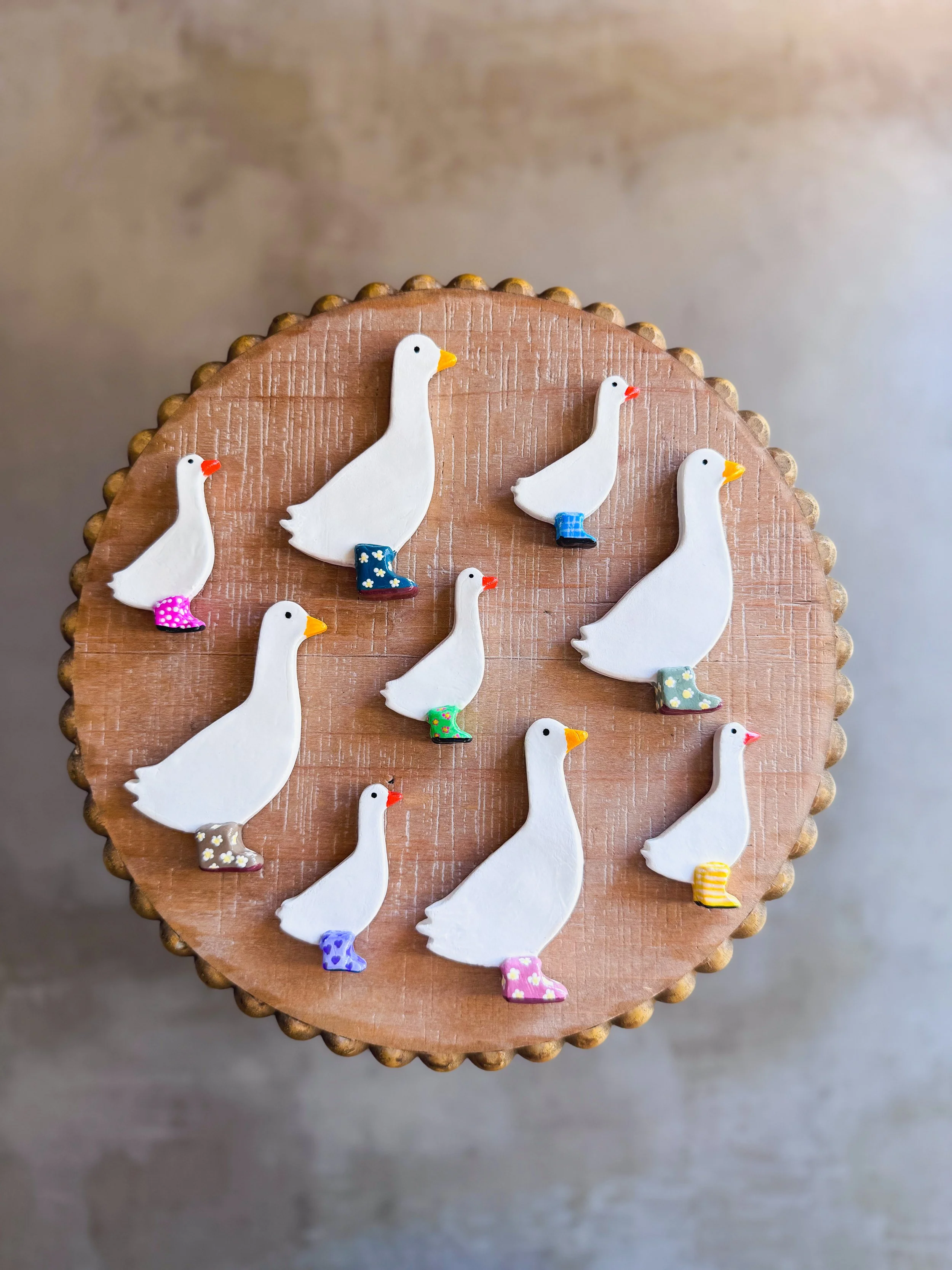 Made at the Cabin: Air Dry Clay Magnets