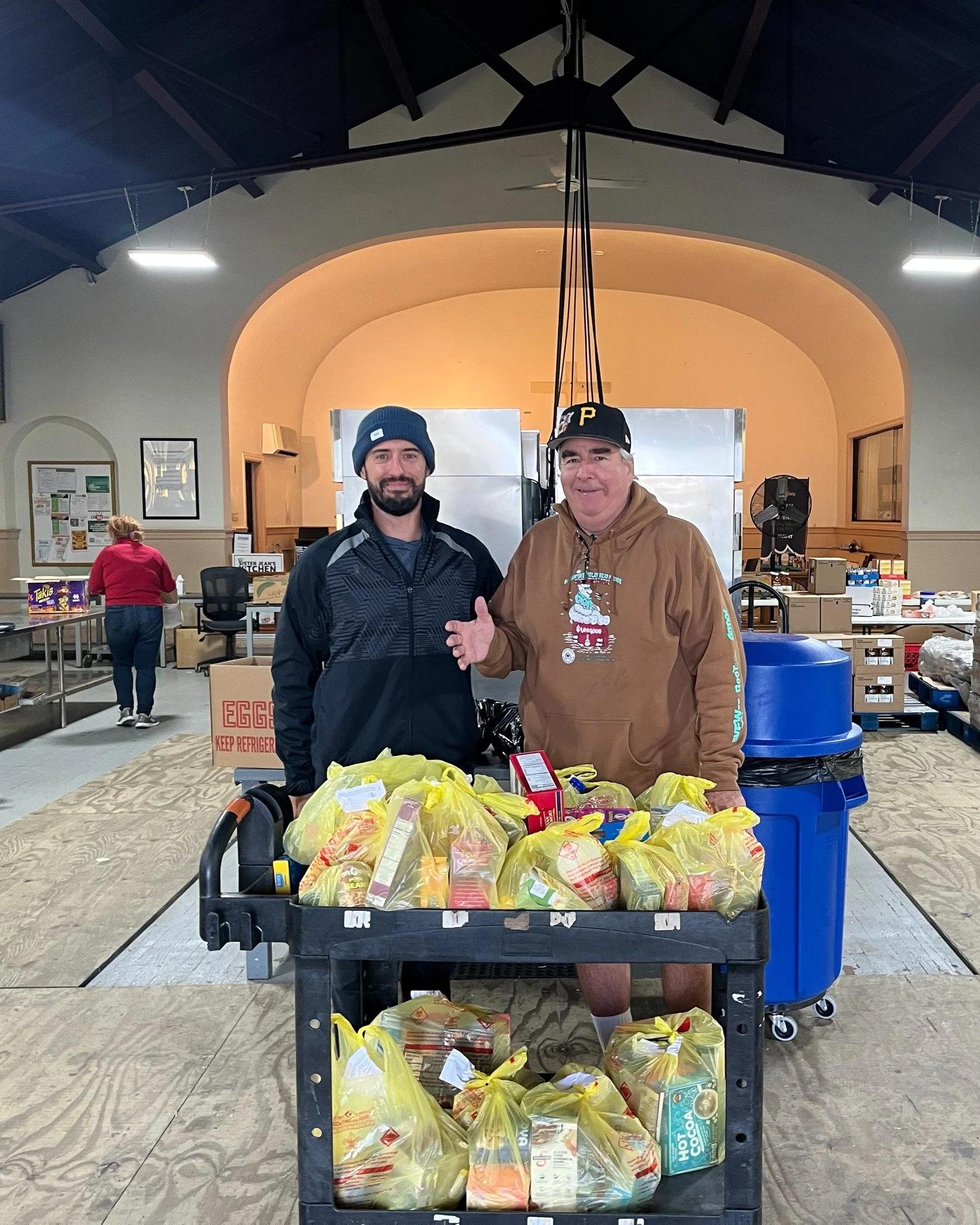 A huge thank you to Paul Arena and his Cub Scout Den! These young scouts collected and donated all of this food, and we are so grateful for their generosity. 🩵