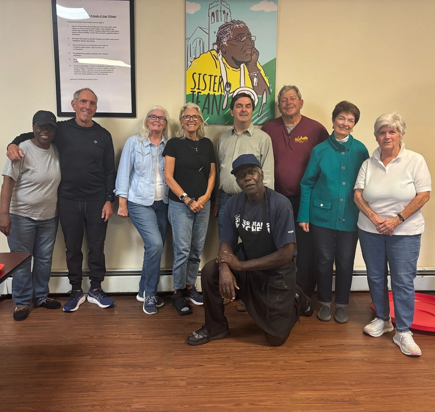 Strong together, caring together, serving together.
Thank you to our amazing volunteers who make Sister Jean&rsquo;s mission possible. 🤍

🍎PANTRY | Tuesday, 10am - 1pm | Wednesday + Thursday, 3pm - 6pm

🍛KITCHEN | Monday - Friday, 11am - 1pm

🤝 U