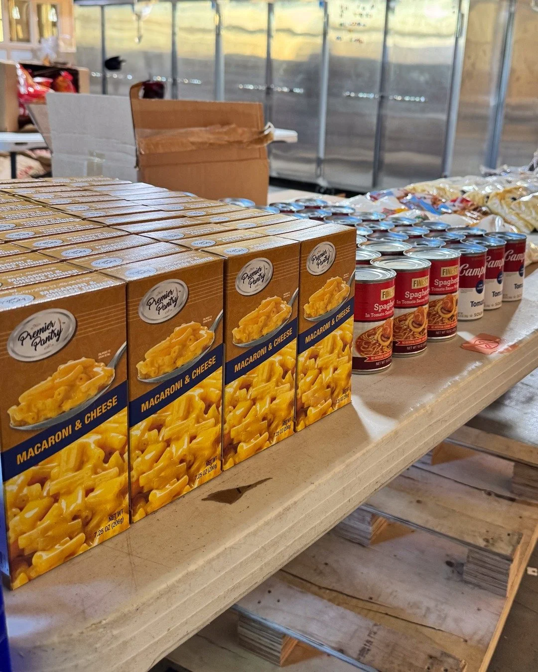 Thanks to generous support, we&rsquo;re able to provide essential pantry items to those who need them most. 🤲🥫